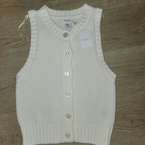 Song of Style Cream Knit Vest